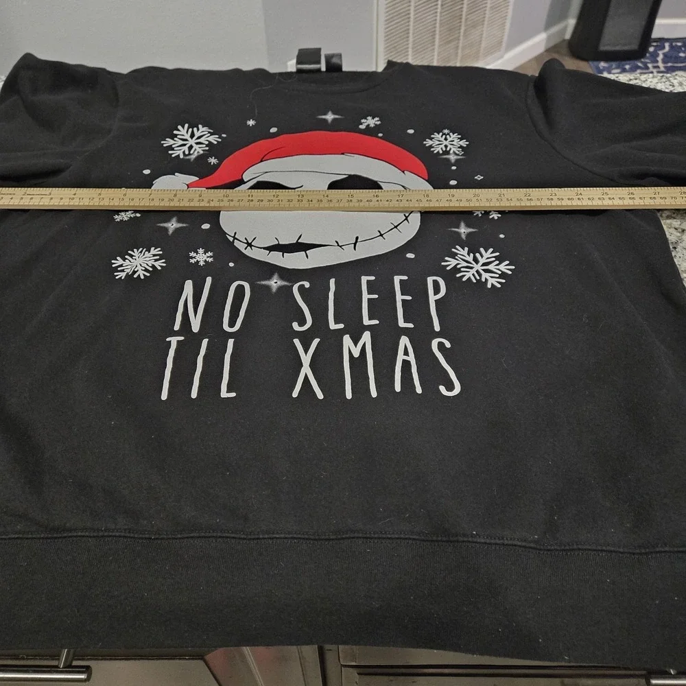 Disney Nightmare Before Christmas  Sweatshirt 2XL No Sleep Til Xmas Chest 54 L30 - Picture 4 of 9
